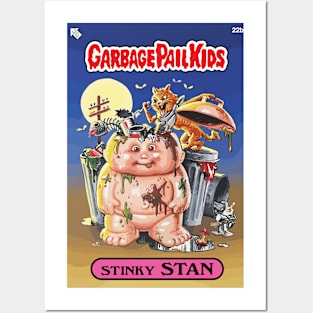 Garbage Pail Kids - Stinky Stan Vector Posters and Art